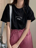 1990 Denim Culture Tee – Vintage Korean Street Loose Fit T-Shirt | Streetcore